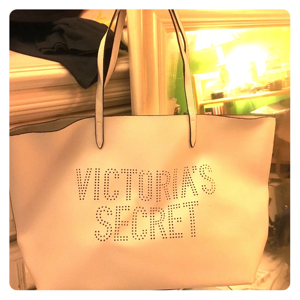 •NWOT• Victoria's Secret Large White Tote